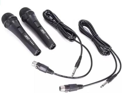 Imagem de Qualidade Sonora de Alto Nível: Microfone Com Fio Duplo Profissional Modelo KP-M0015!