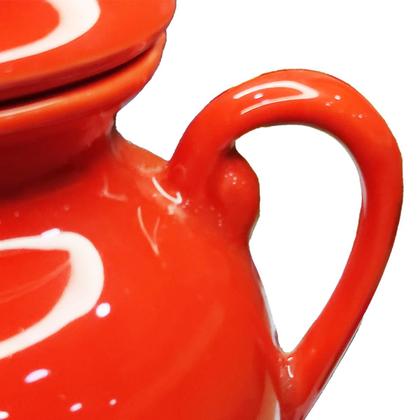 Imagem de Quartinha Porcelana Grande Colorida Com Asa 28cm Umbanda