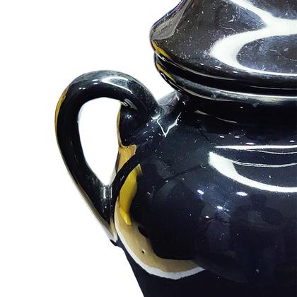 Imagem de Quartinha Porcelana Grande Colorida Com Asa 28cm Umbanda