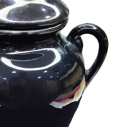 Imagem de Quartinha Porcelana Grande Colorida Com Asa 28cm Umbanda