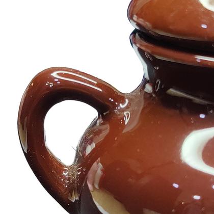 Imagem de Quartinha Porcelana Pequena Colorida Com Asa 14cm Umbanda