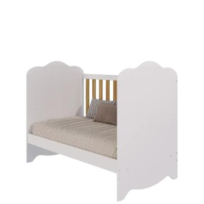 Imagem de Quarto Bebe Berço e Guarda Roupa Moveis Peroba Clara MDF