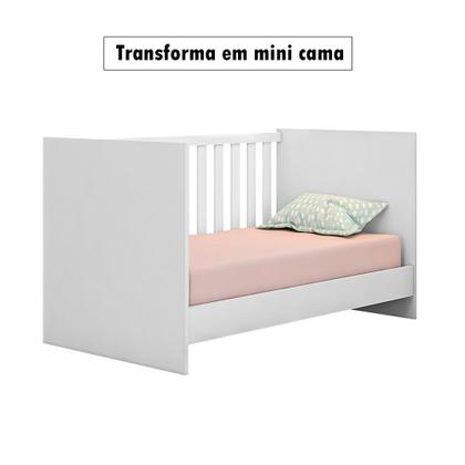Imagem de Quarto Bebê Completo Doce Sonho Com Colchão Qmovi - Branco