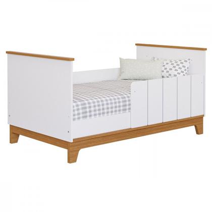 Imagem de Quarto Bebê Gêmeos Berço Mini Cama  Cômoda 6 gavetas Liza e 2 Colchões Gazin Permobili