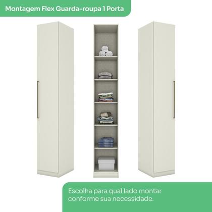 Imagem de Quarto Casal 11 Portas 6 Gavetas Canto com espelho Areia