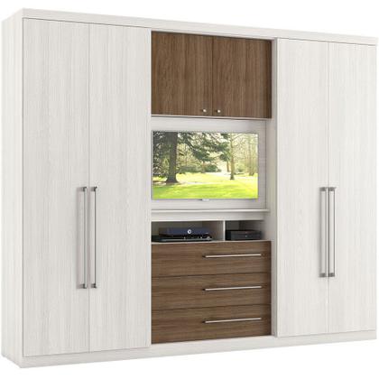 Imagem de Quarto Casal 5 Peças com Espaço TV 40 Polegadas Presence THB