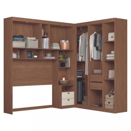 Imagem de Quarto Casal 7 Portas 2 Gavetas Espelho Lugano Santos Andirá