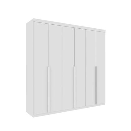 Imagem de Quarto Casal Completo Guarda-roupa 6 Portas Milano, Cama Monaco e Cômoda Istambul Espresso Móveis