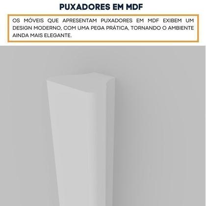 Imagem de Quarto Casal Completo Guarda Roupa 6 Portas Veneza com Cama e Mesa de Cabeceira Neve