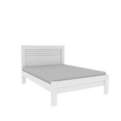 Imagem de Quarto Casal Completo Guarda Roupa 6 Portas Veneza com Cama e Mesa de Cabeceira Neve