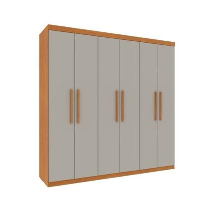 Imagem de Quarto Casal Completo Guarda-roupa Lima, Cama Mônaco e Cômoda Chicago Espresso Móveis