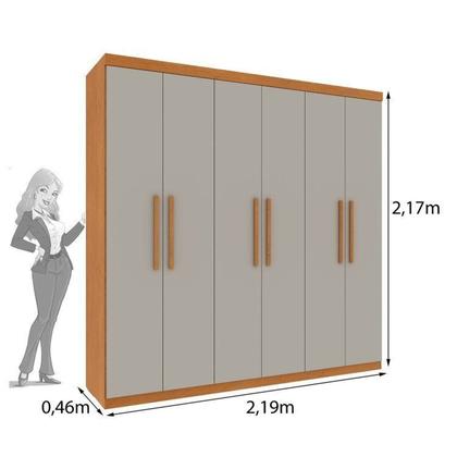 Imagem de Quarto Casal Completo Guarda-roupa Lima, Cama Mônaco e Cômoda Chicago Espresso Móveis