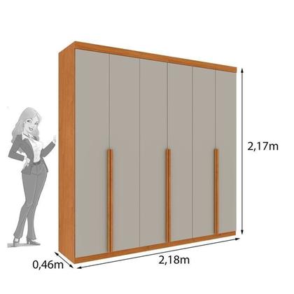 Imagem de Quarto Casal Completo Guarda-roupa Milano, Cama Mônaco e Cômoda Istambul Espresso Móveis