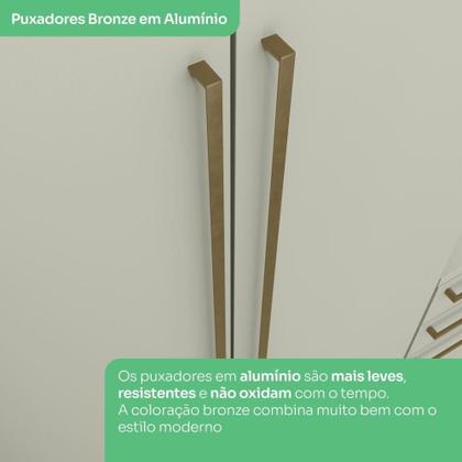 Imagem de Quarto Casal Modulado 10 Portas Cm Seletto Henn Areia