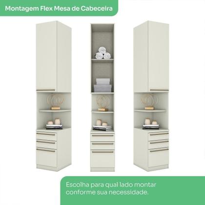 Imagem de Quarto Casal Modulado 10 Portas Cm Seletto Henn Areia