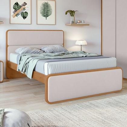 Imagem de Quarto com Guarda-roupa Casal 2 Portas 2 Gavetas, Cômoda 2 Portas 7 Gavetas e Cama Loop