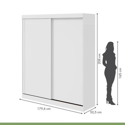 Imagem de Quarto com Guarda-roupa Casal 2 Portas 2 Gavetas, Cômoda 2 Portas 7 Gavetas e Cama Reali