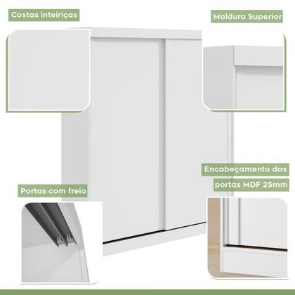 Imagem de Quarto com Guarda-roupa Casal 2 Portas 2 Gavetas, Cômoda 2 Portas 7 Gavetas e Cama Reali