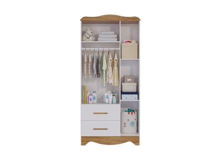 Imagem de Quarto Completo Bebe Moveis Peroba Lisi 03 portas MDF