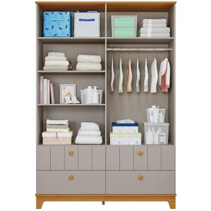 Imagem de Quarto Completo Bebe Permobili Biscoito Retro MDF