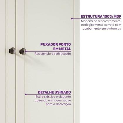 Imagem de Quarto Completo Berço Evolutivo Cômoda e Guarda Roupa Ananda Casatema Madeiraoriginals