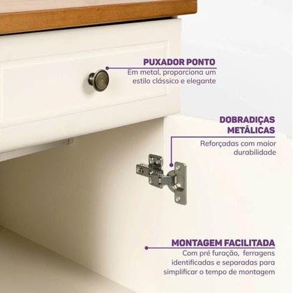 Imagem de Quarto Completo Berço Evolutivo Cômoda e Guarda Roupa Ananda Casatema Madeiraoriginals