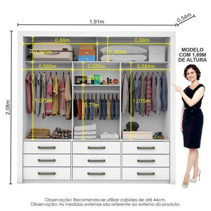 Imagem de Quarto Completo Casal Anjos Plus Sapateira 2 Portas Premium e Cama Carioca Móveis