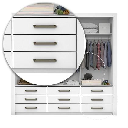 Imagem de Quarto Completo Com Cama De Casal Anjos Plus Branco