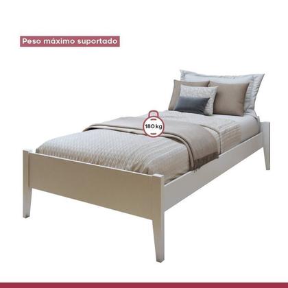 Imagem de Quarto Completo com Cama Solteiro 90cm Turca e Guarda-roupa 4 Portas 5 Gavetas Urbano