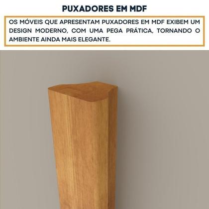 Imagem de Quarto Completo Guarda Roupa 3 Portas Cama Casal e Mesa de Cabeceira Chicago