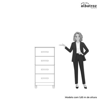 Imagem de Quarto Completo Guarda Roupa 4 Portas Capela Com Espelho e Cômoda Mobi