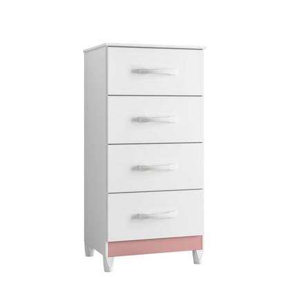 Imagem de Quarto Completo Guarda Roupa 4 Portas Capela Com Espelho e Cômoda Mobi