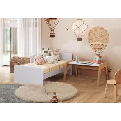 Imagem de Quarto Completo Retro Bebê Moveis Peroba Guti berço 5x1