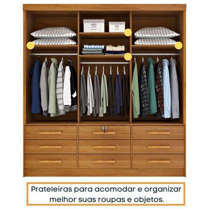 Imagem de Quarto Completo Roupeiro 3 Portas, Cama Casal e Mesa de Cabeceira Chicago