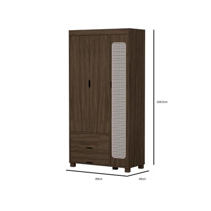 Imagem de Quarto Completo Solteiro CLara Cômoda, Guarda Roupa e Cama de Solteiro