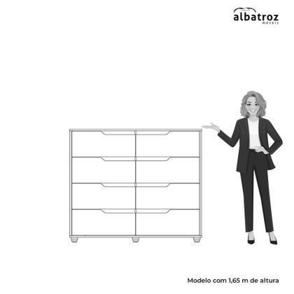 Imagem de Quarto Completo Solteiro Guarda Roupa e Cômoda Doble