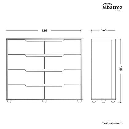 Imagem de Quarto Completo Solteiro Guarda Roupa e Cômoda Doble