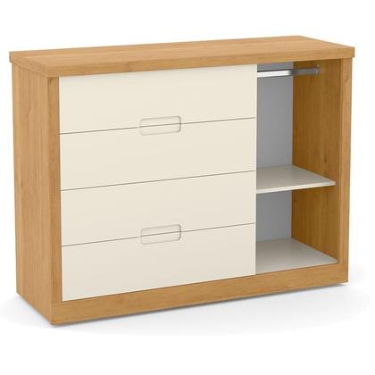 Imagem de Quarto de Bebe 2 Portas Tutto New Freijó Off White com Capitonê New Boucle - Matic