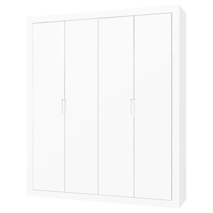 Imagem de Quarto de Bebê 4 Portas Tutto New com Cômoda Gaveteiro Branco Acetinado - Matic