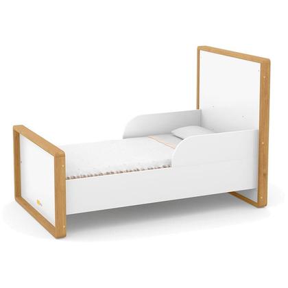 Imagem de Quarto de Bebe 4 Portas Tutto New Freijó Branco Acetinado com Capitonê New Boucle - Matic