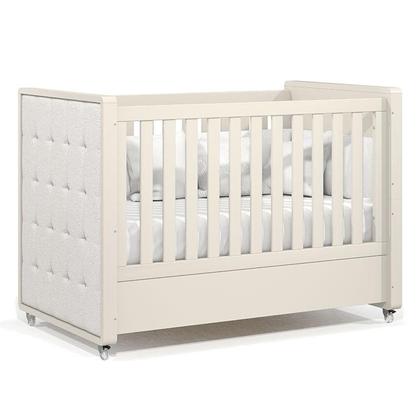 Imagem de Quarto de Bebe 4 Portas Tutto New Off White com Capitonê New Boucle - Matic