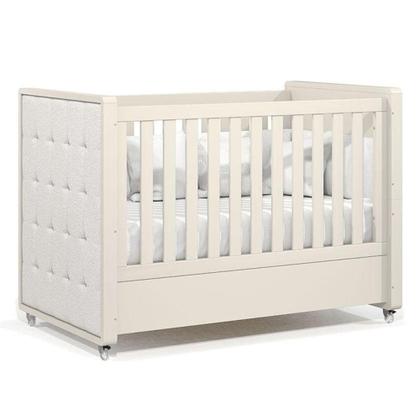 Imagem de Quarto De Bebe 4 Portas Tutto New Off White Com Capitonê New Boucle - Matic