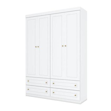 Imagem de Quarto De Bebê Ambiente Americano 4 Portas Branco - Henn