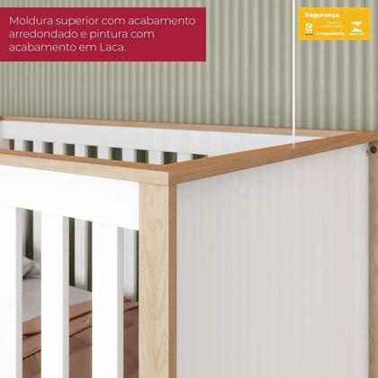 Imagem de Quarto de Bebê Berço e Cômoda Noah Espresso Móveis