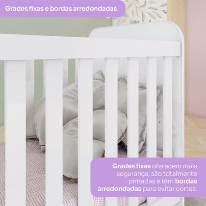 Imagem de Quarto de Bebê Berço Guarda-Roupa e Cômoda Sonho Encantado Espresso Móveis