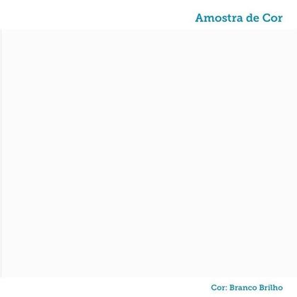 Imagem de Quarto de Bebê com Berço Minicama e Guarda-roupa 3 Portas 100% Mdf Nina Espresso Móveis Branco Brilho