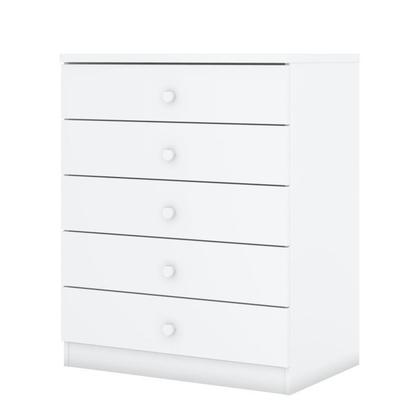 Imagem de Quarto de Bebê com Guarda-roupa 3 Portas Cômoda e Berço 3 em 1 com Colchão Espresso Móveis