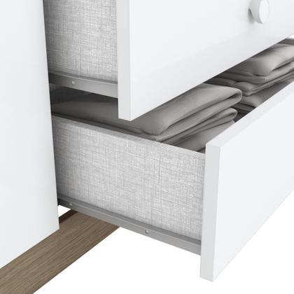 Imagem de Quarto de Bebê com Guarda Roupa 3 Portas Cômoda e Berço Pimpolho Casa 812