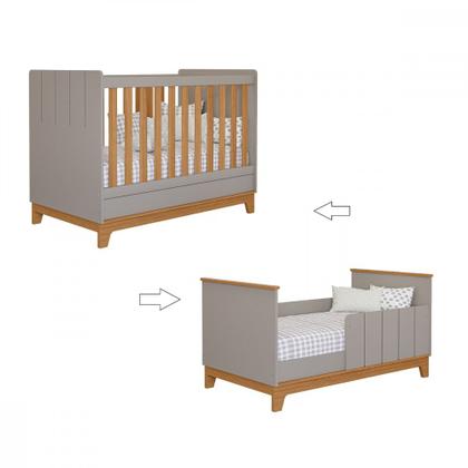 Imagem de Quarto de Bebê com Guarda Roupa Berço e Colchão Liza Permobili