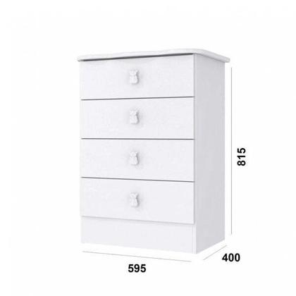 Imagem de Quarto de bebê com Guarda-Roupa e Cômoda de Bebê Arco-Íris